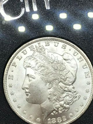1882 Cc Uncirculated Morgan Silver Dollar With And Packaging.  Bu