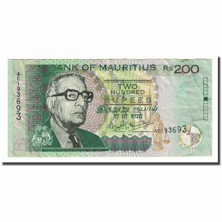 [ 171174] Banknote,  Mauritius,  200 Rupees,  1999,  Km:52a,  Unc (65 - 70)