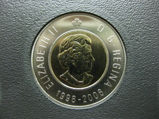 2006 Canadian Specimen Toonie ($2.  00) Key Date Double Date 1996 - 2006