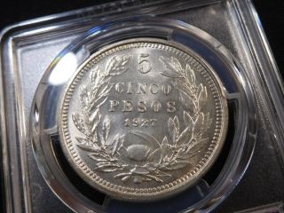 R16 Chile 1927 - So 5 Pesos Narrow 
