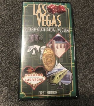Las Vegas 1st Edition Album Penny Book Elongated Penny Pressed Smashed
