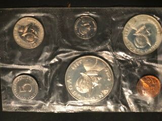 Panama - Bank 6 Dif Proof Coins Set 1 Centisimo - 1 Balboa 1971 Year