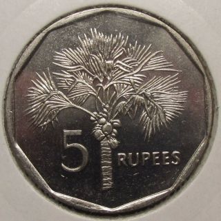 Seychelles 5 Rupees 1992 Unc