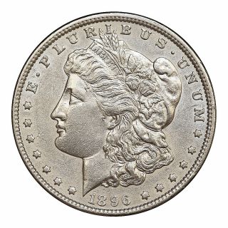 1896 P Morgan Silver Dollar - Choice Bu / Ms / Unc