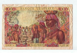 Equatorial African States 1000 Francs 1963 S