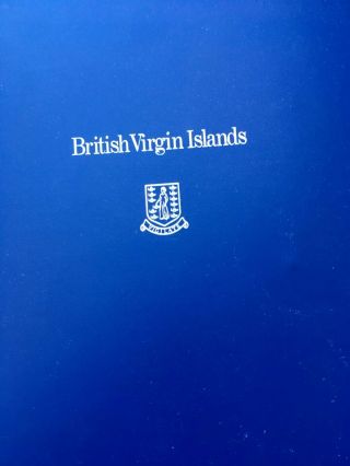 1973 British Virgin Islands 6 Coin & Cover Silver Proof Set