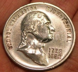 Willys Commemorative Silver Coin " Silver Anniversary 1907 - 1932 " Geo.  Washington