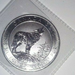 Canada 2$ 3/4 Oz Fine Silver Coin - Wolf