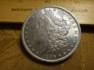 1896 United States Morgan Silver Dollar $1 - - S&h Usa