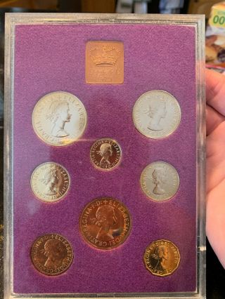1970 Proof Queen Elizabeth Ii Great Britain & Northern Ireland Coin Set