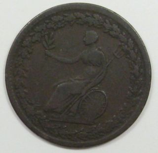 1814 Lower - Canada Half Penny Token Lc - 54c2.  6