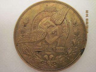 1904 United States Express Company 50 Yr.  Commerative Bronze Medal
