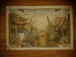 Cameroun 500 Francs 1962 - Vf