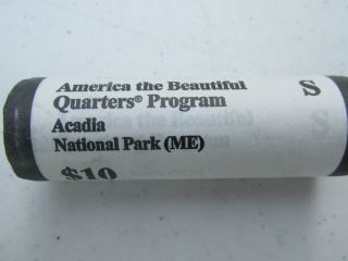 2012s America The " Acadia National Park " U.  S.  Quarter Roll