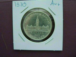 Vintage Canada 1939 Silver Dollar Double Quality Y886