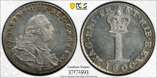 Q130 Great Britain 1800 Maundy Penny Pcgs Ms - 65