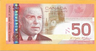 2004 Canadian 50 Dollar Bill Fmr0416232 (crisp)