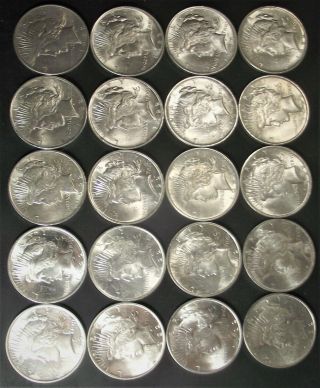 1922 P Peace Silver Dollar (gem Bu Roll $20) - You Judge For Yourself