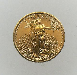 2018 1/10 Oz $5 American Gold Eagle Coin Bu