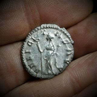 Very Rare Postumus.  259 - 268 Ad.  Ar Antoninianus