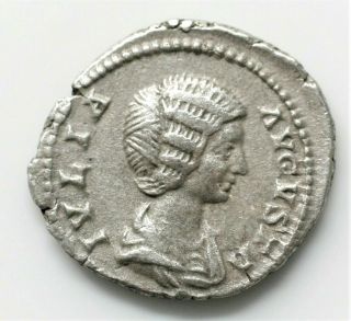 Roman Imperial Coins Julia Domna (augusta,  193 - 217).  Denarius.  Rome.  Obv: Ivlia