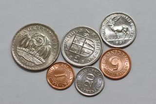 Mauritius 1987 Coin Set A98 Zx40