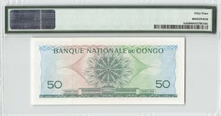 Congo 1962 P - 5a PMG Choice UNC 64 50 Francs 2