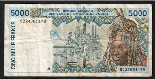5000 Francs From West Africa