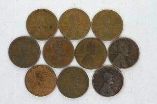 Roll Of 50 Circulated 1913 P Lincoln Wheat Cents