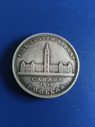 1939 Canadian Silver Dollar ($1),