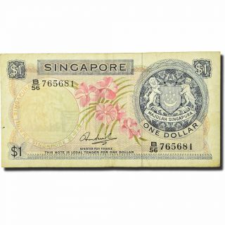 [ 274233] Banknote,  Singapore,  1 Dollar,  1967 - 1973,  Undated (1967 - 1972),  Km:1a
