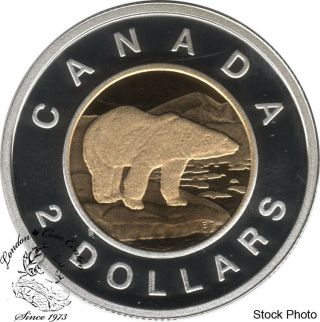 Canada 2011 $2 Silver Toonie Proof Heavy Cameo