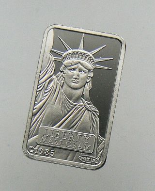 5 Gram Credit Suisse " Liberty " Platinum Bar 029468 Not