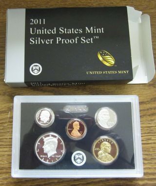 2011 U.  S.  Silver Proof Set With,  Outstanding