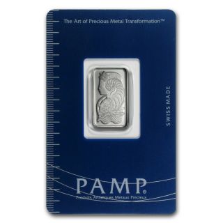 5 Gram Platinum Bar - Pamp Suisse (in Assay) - Sku 67345