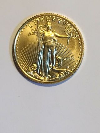 2018 1/10 Oz $5 American Eagle Gold Coin Bu