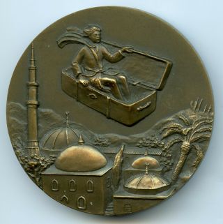 Anders Nyborg Bronze Art Medal 1975 Andersen The Fairy Tale Series 70mm 280gr