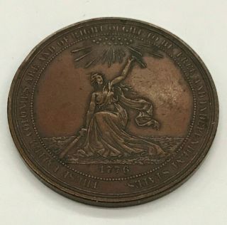1876 U.  S.  Centennial Official Medal Silver So - Called Dollar