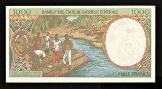 CENTRAL AFRICAN STATES / E CAMEROUN - 1000 FRS - 2000 - S/N 0024611306 - P.  202Eg,  UNC. 2