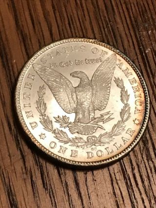 1880 - CC Morgan Silver Dollar Coin Carson City $1 Ungraded - Uncirculated 10