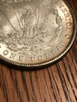 1880 - CC Morgan Silver Dollar Coin Carson City $1 Ungraded - Uncirculated 5