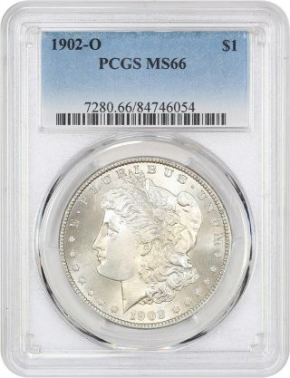 1902 - O $1 Pcgs Ms66 - Morgan Silver Dollar