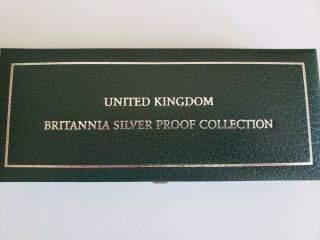 1997 Britannia Sterling Silver Proof Set In Ogp