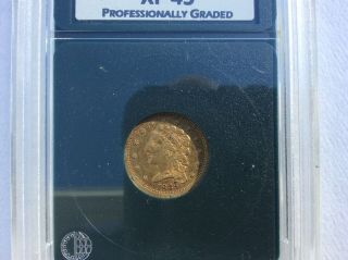 1838 CLASSIC HEAD $2.  5 QUARTER EAGLE GOLD Low Mintage 3