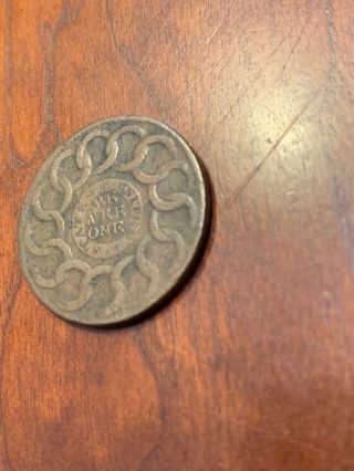1787 Fugio Cent United States Colonial Copper Coin 6