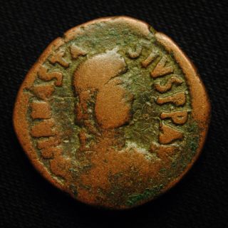 Byzantine Æ Follis Anastasius Rv M 17.  30 Grams 32 - 3mm Ad 491 - 518 Constantinople