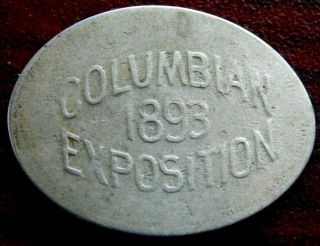1893 Columbian Exposition Elongated Liberty Head V Nickel World 