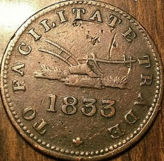 1833 Upper Canada To Facilitate Trade Half Penny Token