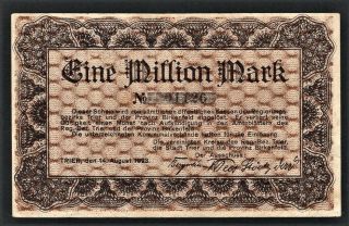 Vad - Trier - 1 Million Mark Inflation Note - 1
