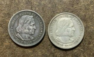 1892 & 1893 Columbian Exposition Commemorative Half Dollar Coins -